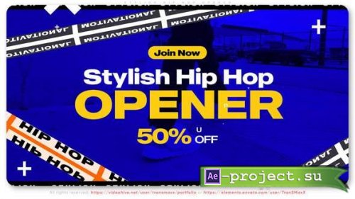 Videohive - Stylish Hip Hop Opener - 28442246 - Project for After Effects