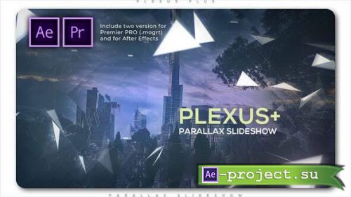 Videohive - Plexus Plus Parallax Slideshow - 28424737 - Premiere Pro & After Effects Templates