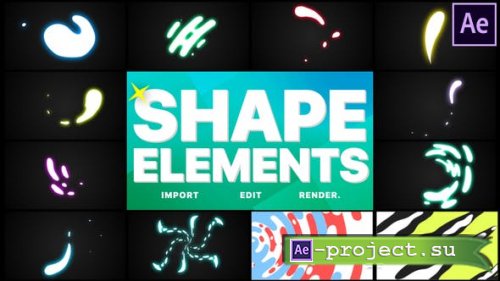 Videohive - Shapes Elements Pack | After Effects - 28468009 - Project for After Effects