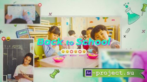 Videohive - Back To School Intro Slideshow - 28468543 - Project for After Effects