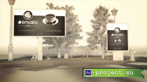 Videohive - Present Coffe_Logo - 14856058 - Project for After Effects