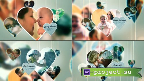 Videohive - Lovely Moment - Happy Family Moment - Photo Slideshow - 28403694 - Project for After Effects