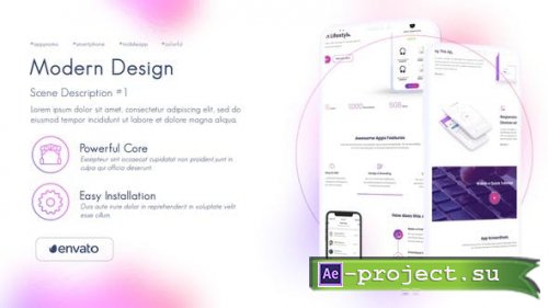 Videohive - Colorful App Presentation - 28515881 - Project for After Effects