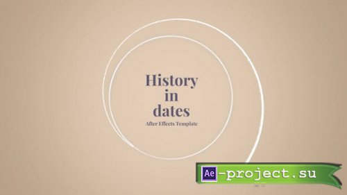 Videohive - History in Dates - History Memory - 23324098 - Project for After Effects