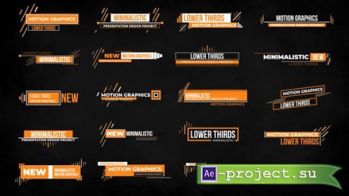 Videohive - Clean Lower Thirds - 28472926 - Project for After Effects
