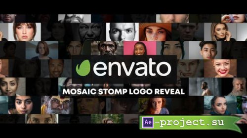 Videohive - Mosaic Stomp Photo Logo Reveal - 27800973 - Project for After Effects