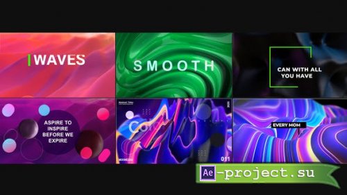 Videohive - Waves Abstract Titles - 28404843 - Project for After Effects