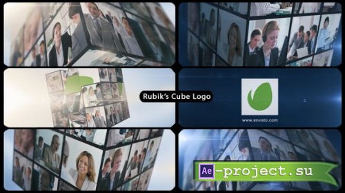 Videohive - Rubik's Cube Multi Video Corporate Logo - 15361279 - Project for After Effects
