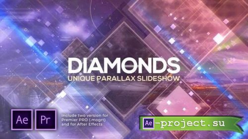Videohive - Diamonds Unique Parallax Slideshow - 28520468 - Premiere Pro & After Effects Templates