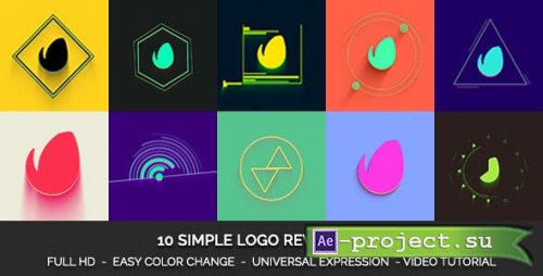 Videohive - Simple Logo Reveal Pack - 19322145 - Project for After Effects