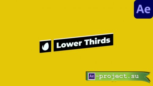 Videohive - Self-Resizing Lower Thirds - 28493621 - Project for After Effects