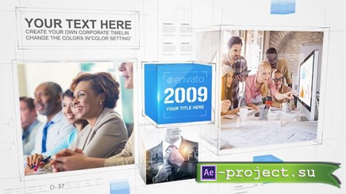 Videohive - Corporate Cube Timeline - 20549481 - Project for After Effects