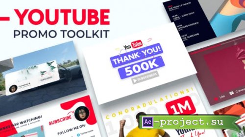 Videohive - YouTube Promo Toolkit - 28613997 - Project for After Effects