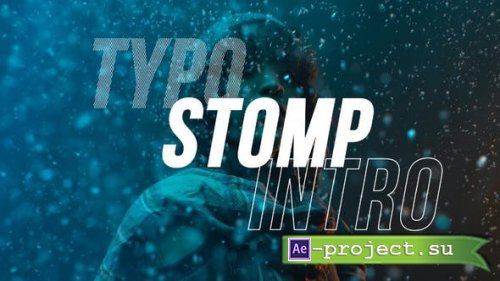  Videohive - Typo Stomp Intro - 28304216 - Project for After Effects