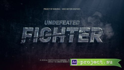 Videohive - Undefeated Fighter - 22322067 - Project for After Effects