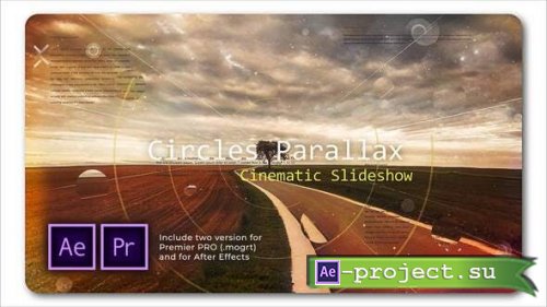 Videohive - Circle Parallax | Cinematic Slideshow - 28641935 - Premiere Pro & After Effects Templates