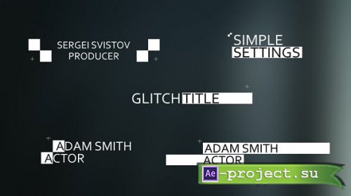 Videohive - 15 Glitch Titles - 19900967 - Project for After Effects