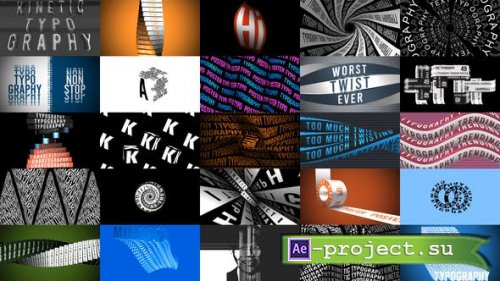 Videohive - Kinetic Typography Trending Posters - 28528455 - Project for After Effects