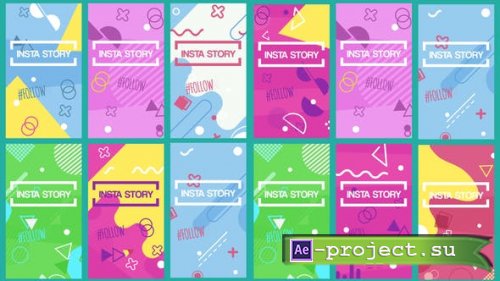 Videohive - Abstract Insta Story Pack - 23176499 - Project for After Effects
