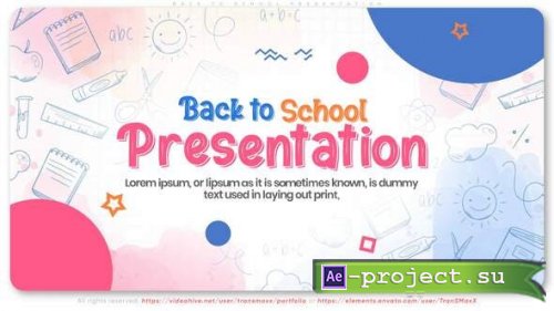 Videohive - Back To School Presentation - 28641993 - Project for After Effects