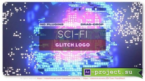 Videohive - Sci-Fi Glitch Logo - 28642013 - Project for After Effects