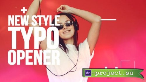 Videohive - New Style Typo Opener - 27327766 - Project for After Effects