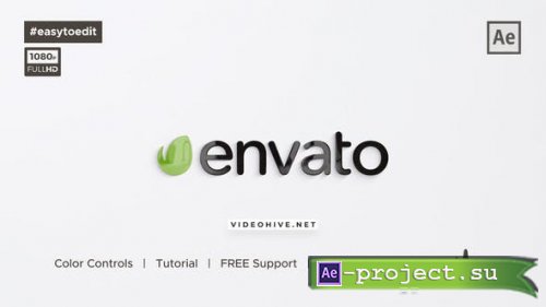 Videohive - Clean and Minimal Logo Reveal - 28021868 - Project for After Effects
