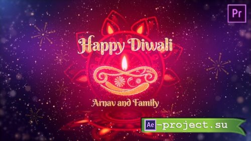 Videohive - Diwali Festival Wishes MOGRT - 28756025 - Premiere Pro Templates