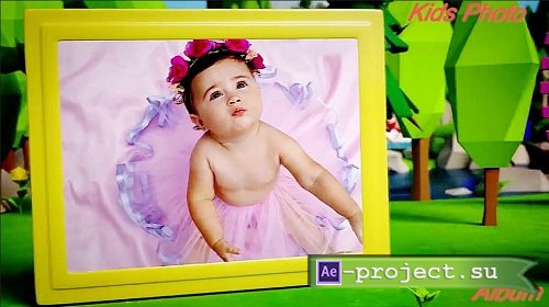 Kids Photo Album v - Project for After Effects