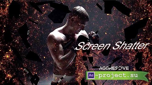 Screen Shatter Aggressive Trailer - Project for After Effects