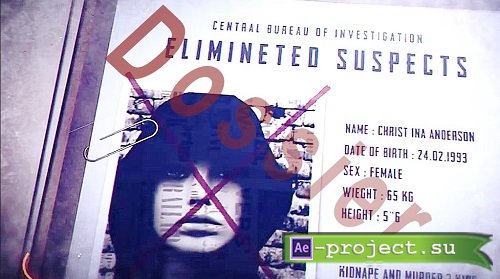 Dossier Crime - Project for After Effects