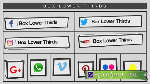 Box Lower Third 10824367 - Project for After Effects