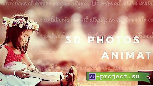 3D Animated Photo Slides 950 - Project for After Effects