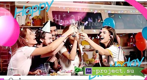 Happy Birthday Opener 21 - After Effects Templates