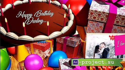 Birthday Cake 429 - Project for After Effects