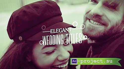 Elegant Wedding Titles 2157 -  Project for After Effects
