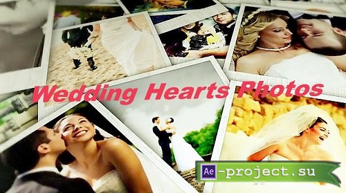 Wedding Hearts Photos 10351765 - Project for After Effects