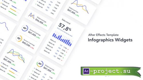 Videohive - Infographics Widgets - 28768683 - Project for After Effects