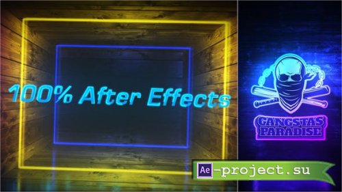 Videohive - Grunge Neon Intro - 28379722 - Project for After Effects