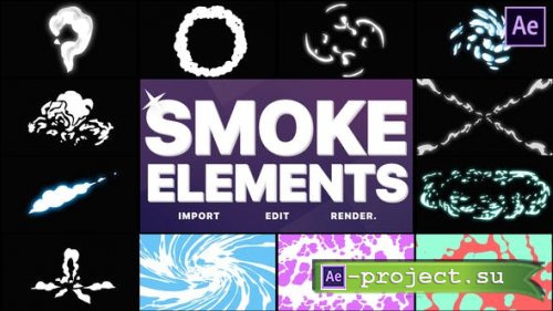 Videohive - Smoke Elements Pack 06 | After Effects - 28790510 - Project for After Effects