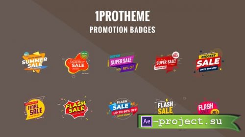 Videohive - Badges Sale Promo V18 - 28837379 - Project for After Effects