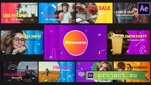Videohive - Colorful Slideshow | After Effects - 28828314 - Project for After Effects