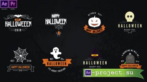 Videohive - Halloween Titles Pack - 28847017 - Project for After Effects