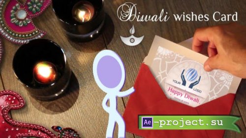 Videohive - Diwali Wishes Card - 20610728 - Project for After Effects