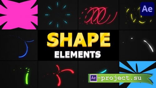 Videohive - Flying Shapes | After Effects - 28872404 - Project for After Effects