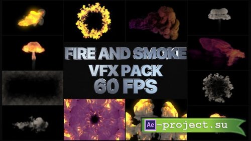 Videohive - Fire And Smoke VFX Pack | After Effects - 28766237 - Project for After Effects