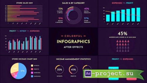 Videohive - Colorful Infographics - 28857591 - Project for After Effects