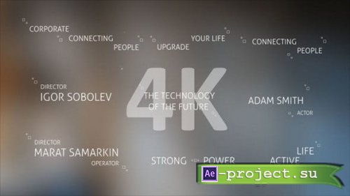 Videohive - Technology Titles and Alphabet 4K - 21309494 - Project for After Effects