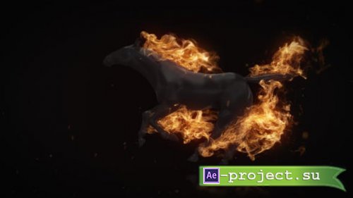 Videohive - Flamming Horse Logo Reveal - 22216625 - Project for After Effects