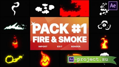 Videohive - Fire And Smoke Pack 01 | After Effects - 28902538 - Project for After Effects